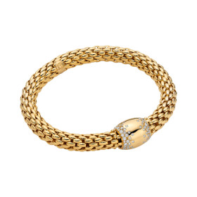         Gelbgold, Armschmuck, FOPE Love Nest Flex'it Armband 45214BX_BB_G_XGX_0XS