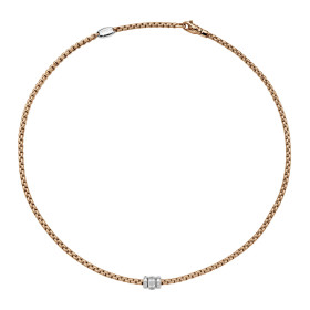         Roségold, Halsschmuck, FOPE Eka Halskette 73101C3_PB_R_BBB_043