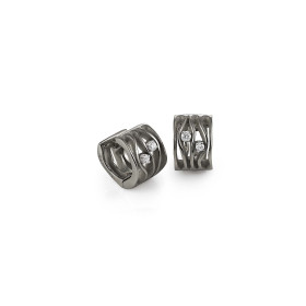        Gold farbig veredelt, Ohrringe, Cammilli Dune Creolen GOR2483E