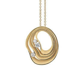         Gelbgold, Halsschmuck, Cammilli Dune Precious Anhänger mit Halskette GPE2709U