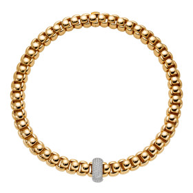         Gelbgold, Halsschmuck, FOPE Luna Halskette 52107CX_PB_G_XBX_040