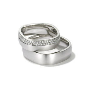         Henrich & Denzel Forma Soft Trauringe  P3345.01000-P3341.60000
