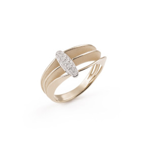         Roségold, Ringe, Cammilli Dune Chic Pavé Ring GAN3672PAVN