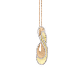         Gelbgold, Halsschmuck, Cammilli Regina Anhänger mit Halskette GPE3138R