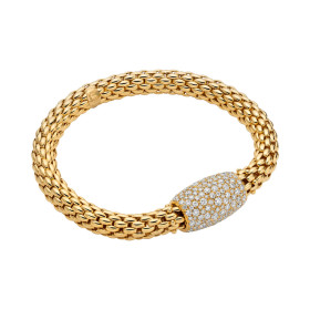         Gelbgold, Armschmuck, FOPE Love Nest Flex'it Armband 45314BX_PB_G_XGX_0XS