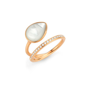         Roségold, Ringe, Gellner Melange Ring 5-23428-12