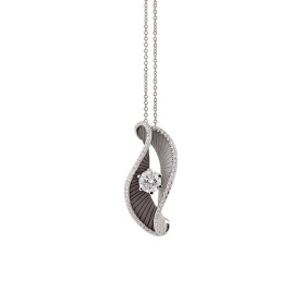         Weißgold, Halsschmuck, Cammilli Regina Couture Anhänger mit Halskette GPE3440B