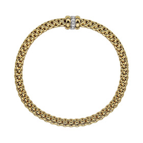         Gelbgold, Armschmuck, FOPE Solo Flex'it Armband 62106BX_BB_G_GBG_0XS