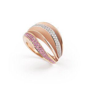         Roségold, Ringe, Cammilli Velaa Color Ring GAN3298V02P