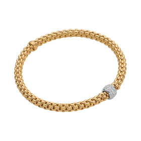         Gelbgold, Armschmuck, FOPE Solo Flex'it Armband 63406BX_PB_G_XBX_0XS