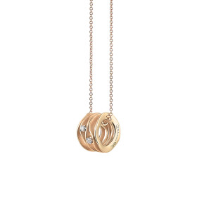         Roségold, Halsschmuck, Cammilli Dune Anhänger mit Halskette GPE2447J