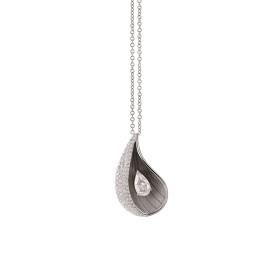         Weißgold, Halsschmuck, Cammilli Moon Drops Anhänger mit Halskette GPE3483ET40