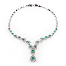         Weißgold, Halsschmuck, Cammilli Premiere Color Collier GCO3617W