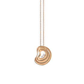         Roségold, Halsschmuck, Cammilli Dune Atolli Anhänger mit Halskette GPE3084J