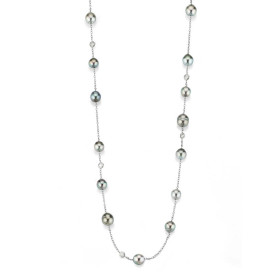         Platin, Halsschmuck, Gellner Salt´n Pepper Collier 5-24899-01