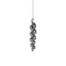         Weißgold, Halsschmuck, Cammilli Moon Drops Anhänger mit Halskette GPE3489ET40