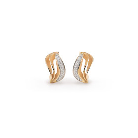         Roségold, Ohrringe, Cammilli Velaa Pavé Ohrringe GOR3262J