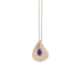         Roségold, Halsschmuck, Cammilli Prestige Anhänger mit Halskette GPE3446P
