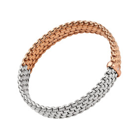         Roségold &amp; Weißgold, Armschmuck, FOPE Panorama Flex'it Armband 01M04B2_BB_1_XRX_0XS
