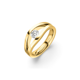         Gelbgold, Ringe, Henrich & Denzel Tensio Solitärring G7500.04000