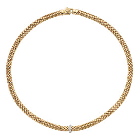         Gelbgold, Halsschmuck, FOPE Vendôme Flex'it Collier 56002CX_BB_G_XBX_043