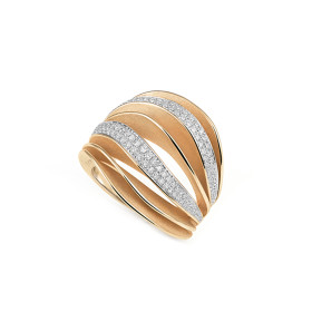         Roségold, Ringe, Cammilli Velaa Pavé Ring GAN3260J