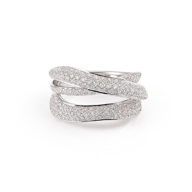         Weißgold, Ringe, Cammilli Firenze Pavé Ring GAN3659PAVW