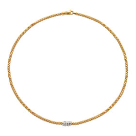         Gelbgold, Halsschmuck, FOPE Prima Flex'it Collier 74208CX_BB_G_XBX_043