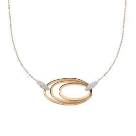         Roségold, Halsschmuck, Cammilli Dune Chic Pavé Collier GCO3678PAVJ