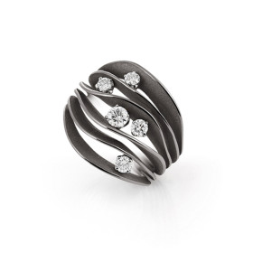         Gold farbig veredelt, Ringe, Cammilli Dune Precious Ring GAN3131E