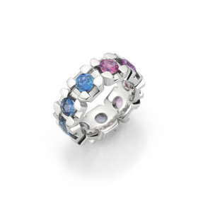         Weißgold, Ringe, A. Odenwald Flashlight Ring 33885 SF WG