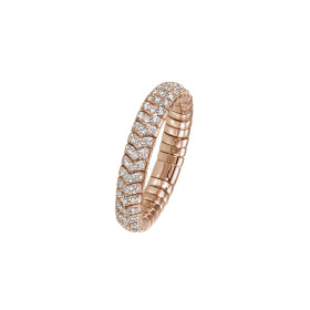         Rotgold, Ringe, Frank Trautz Damenring Magic Stretch 1-09136-73-0068