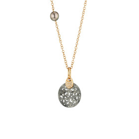         Roségold, Halsschmuck, Gellner Melange Collier mit Einhänger 5-24566-01