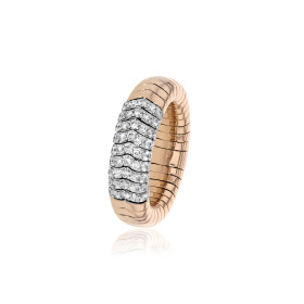         Rotgold, Ringe, Frank Trautz Damenring Magic Stretch 1-09166-76-0068