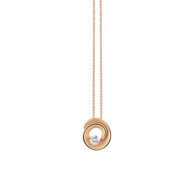         Roségold, Halsschmuck, Cammilli Dune Assolo Anhänger mit Halskette GPE3237J