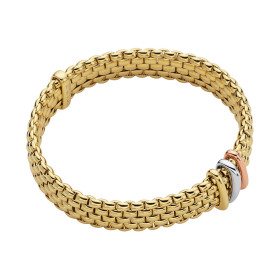         Gelbgold, Armschmuck, FOPE Panorama Flex'it Armband 58704BX_XX_G_RBG_0XS