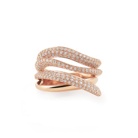         Roségold, Ringe, Cammilli Firenze Pavé Ring GAN3658PAVP