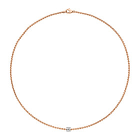         Roségold, Halsschmuck, FOPE Aria Halskette mit Diamanten 89003CX_BB_R_XBX_043