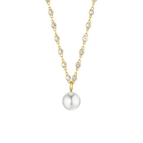         Gelbgold, Halsschmuck, Gellner Modern Classics Collier mit Einhänger 5-24481-20