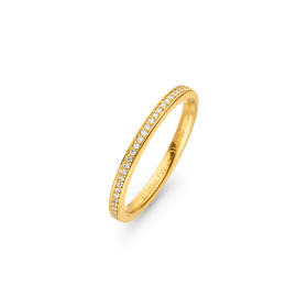         Gelbgold, Ringe, Henrich & Denzel Vorsteckring. Edler Begleiter Gb001.03000