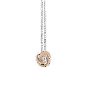         Roségold, Halsschmuck, Cammilli Desert Rose Anhänger mit Halskette GPE3234N