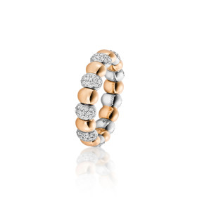        Weißgold &amp; Rotgold, Ringe, Frank Trautz Damenring Amora-Stretch 1-09203-76-0068