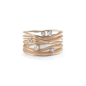         Roségold, Ringe, Cammilli Dune Ring GAN0914N