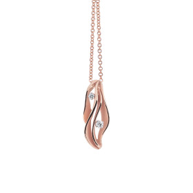         Roségold, Halsschmuck, Cammilli Dune Anhänger mit Halskettea GPE0964P