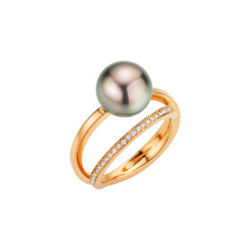         Roségold, Ringe, Gellner Wave Ring 5-23777-05
