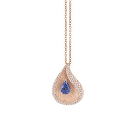         Roségold, Halsschmuck, Cammilli Prestige Anhänger mit Halskette GPE3363P