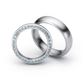        Henrich & Denzel Acanto Trauringe P4239.55036-P4234.55000