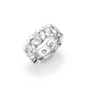         Weißgold, Ringe, A. Odenwald Flashlight Ring 33885 400 WG