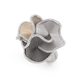         Weißgold, Ringe, Cammilli Sultana Ring GAN1674T