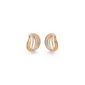         Roségold, Ohrringe, Cammilli Velaa Waves Ohrringe GOR3355J